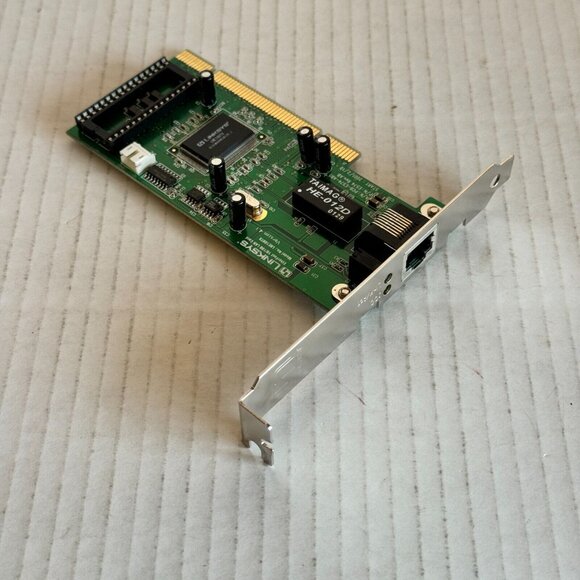PCI EtherFast 10/100 LAN Network Card PCB-E574-AB5 Linksys LNE100TX Ethernet - Picture 2 of 8
